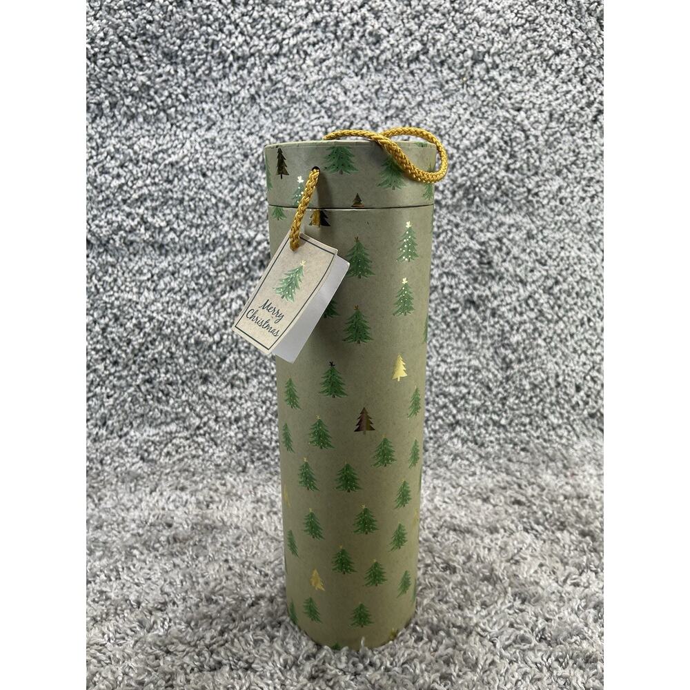 Decorative Wine Bottle Gift Box Tube Cylinder Holder Carrier Christmas Decor New